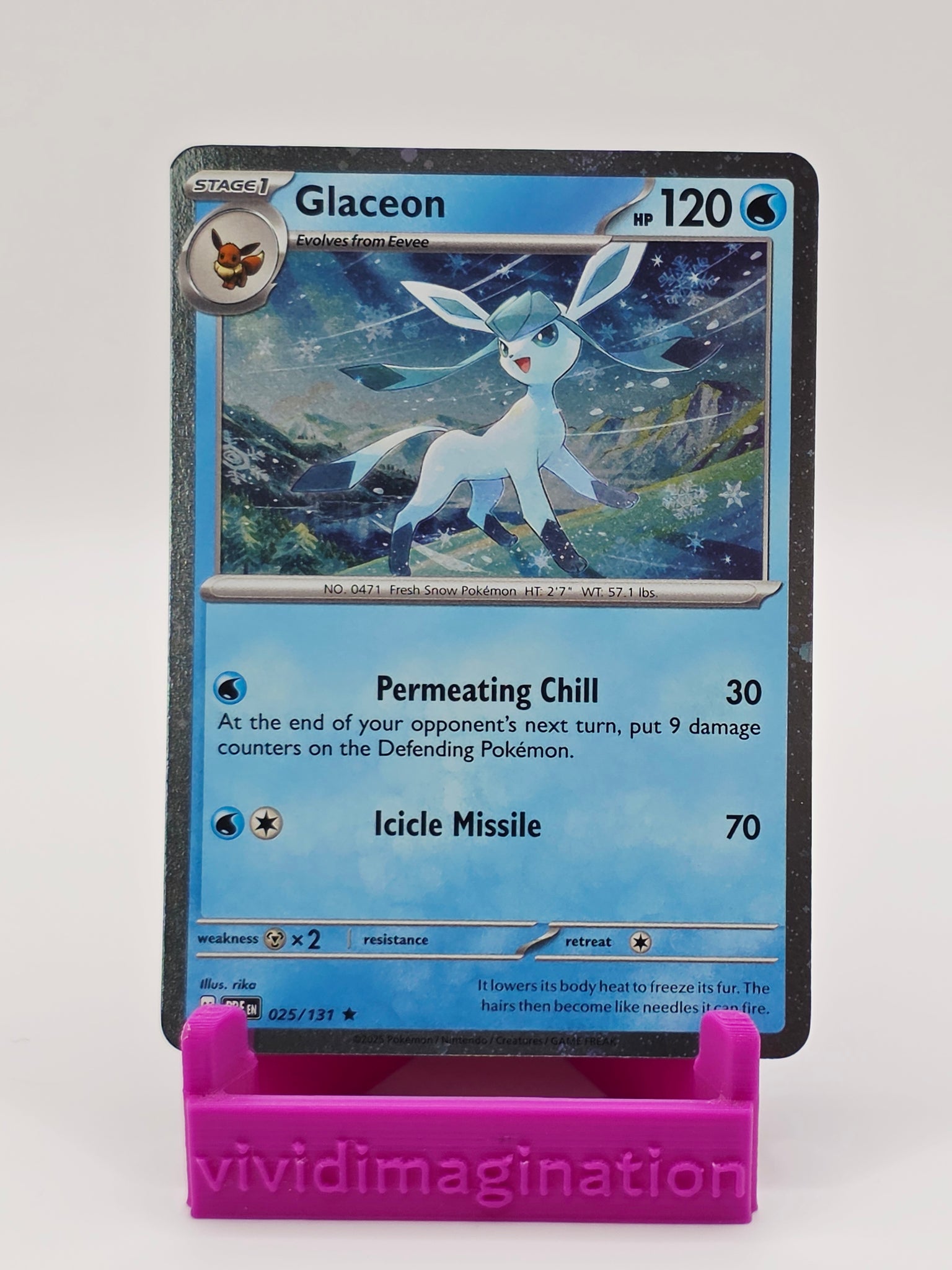 Glaceon 025/131 (Cosmos Holo)