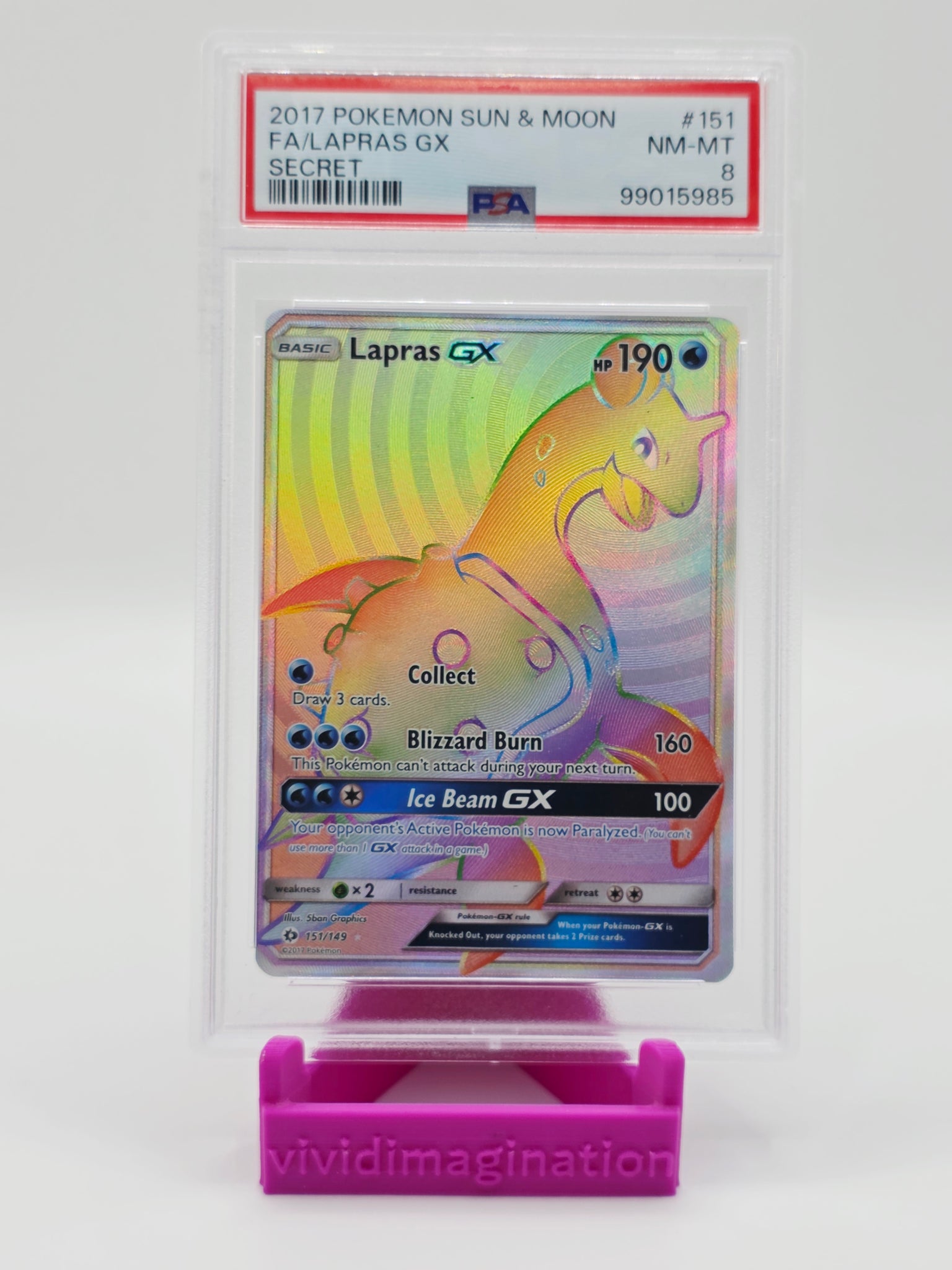 Lapras GX 151/149 (PSA 8)