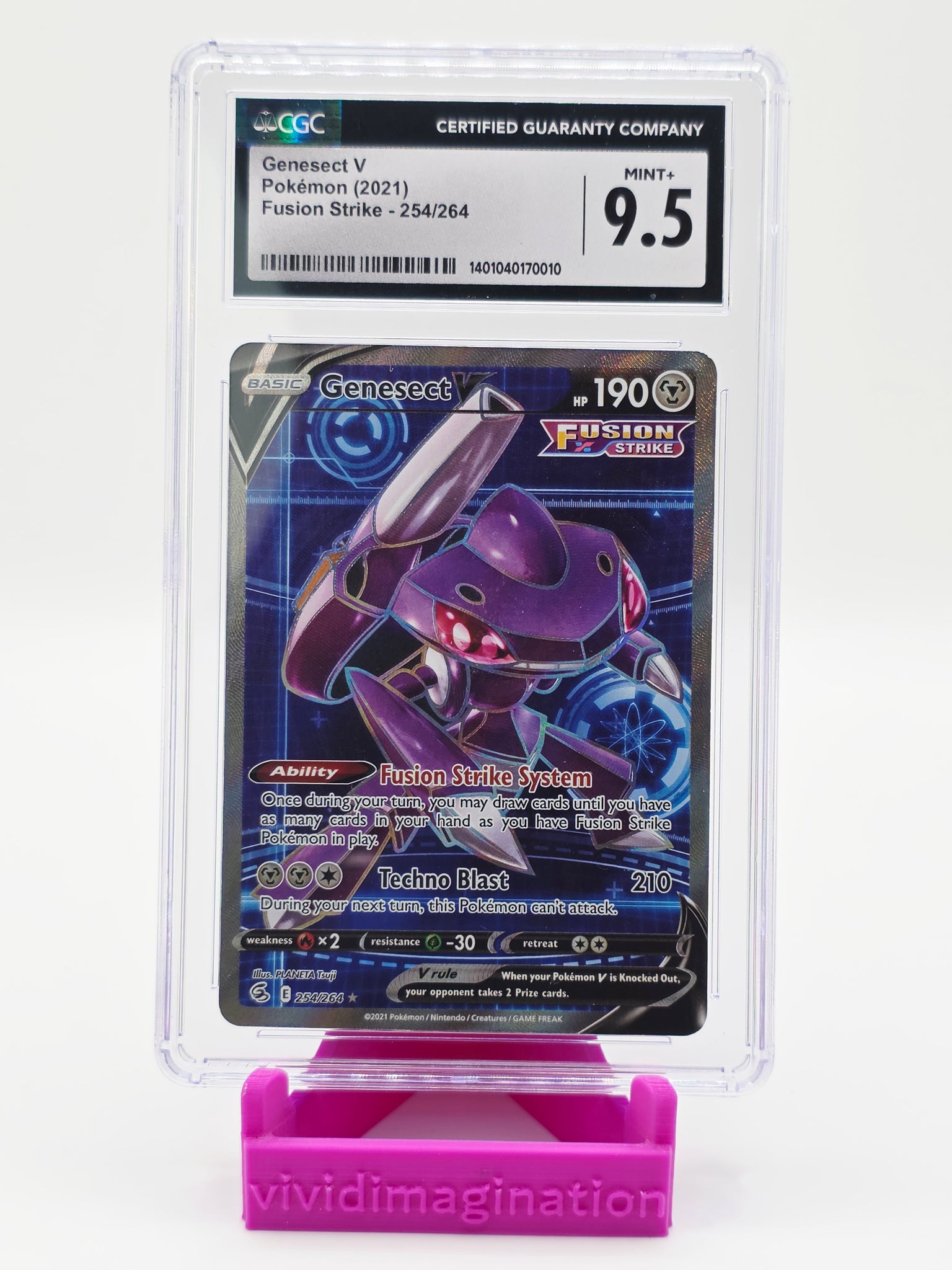 Genesect V 254/264 (CGC 9.5)