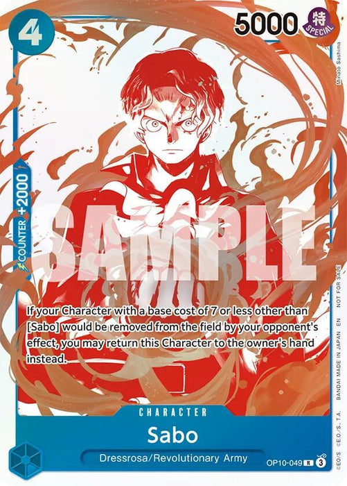 Sabo (3rd Anniversary Treasure Campaign Pack) (OP10-049) (OP-PR)