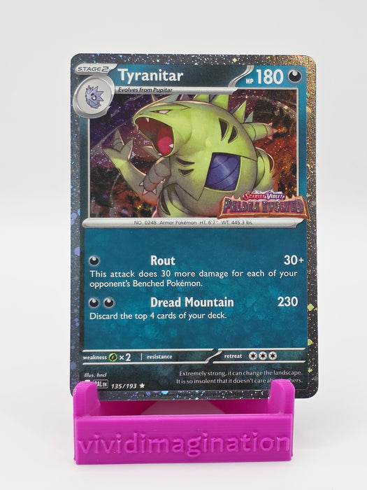 Tyranitar (Paldea Evolved Stamp) (135/193) (MCAP)