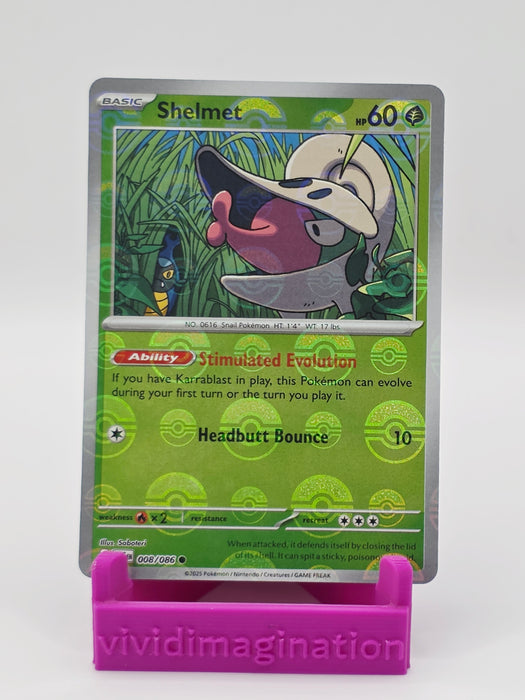 Shelmet (Poke Ball Pattern) (008/086) (WHT)