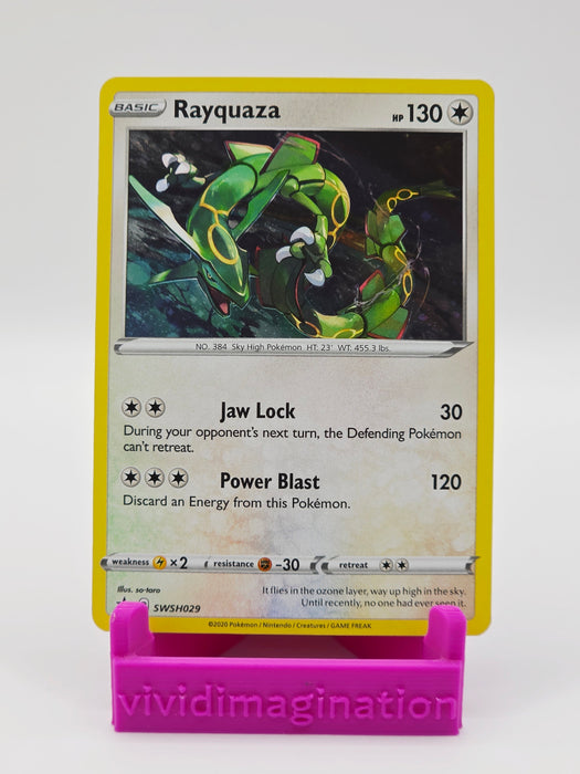 Rayquaza - SWSH029 (Pixel Cosmos Holo) (SWSH029) (MCAP)