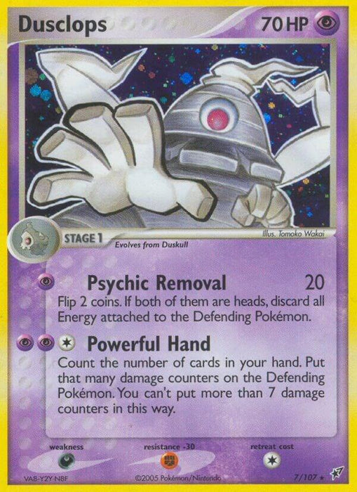 Dusclops (7/107) (DX) (Holofoil)