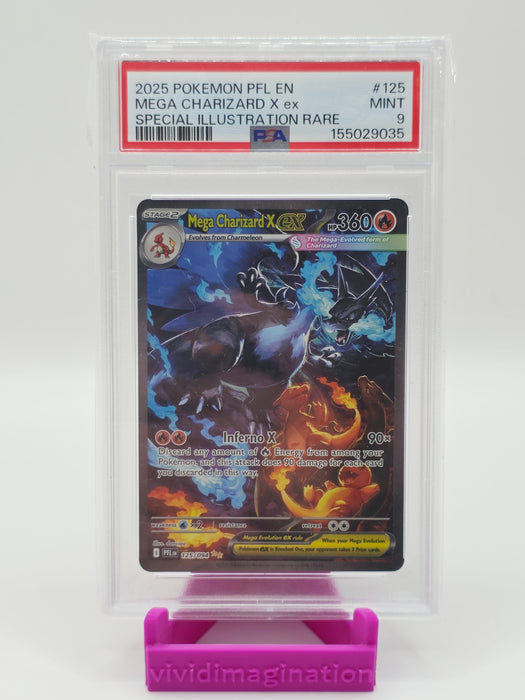 Mega Charizard X ex 125/094 (PSA 9)