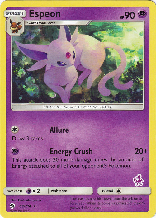 Espeon - 89/214 (Mewtwo Stamped) (089/214) (BTA)