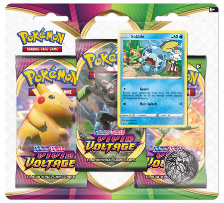 Vivid Voltage 3 Pack Blister (Sobble)