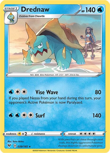 Drednaw (Cracked Ice Holo) (039/185) (PR)