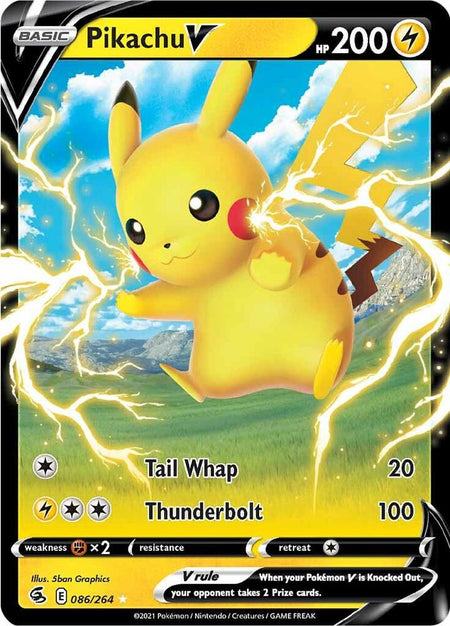 Pikachu V (086/264) (SWSH08)
