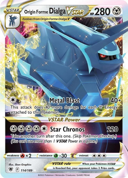 Image for Origin Forme Dialga VSTAR (114/189) (SWSH10) - Pokemon