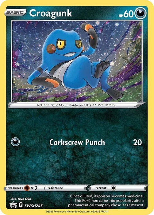 Croagunk (Cosmos Holo) (SWSH245) (SWSD)
