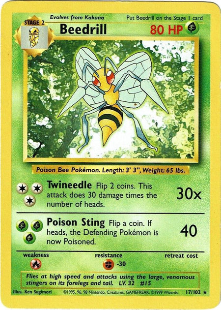 Beedrill (017/102) (BS)
