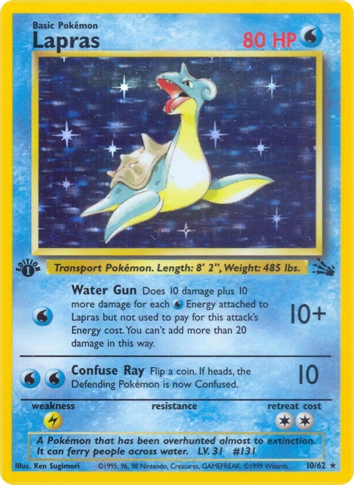 Lapras (10) (10/62) (FO)