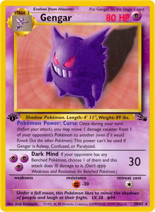Gengar (20) (20/62) (FO)