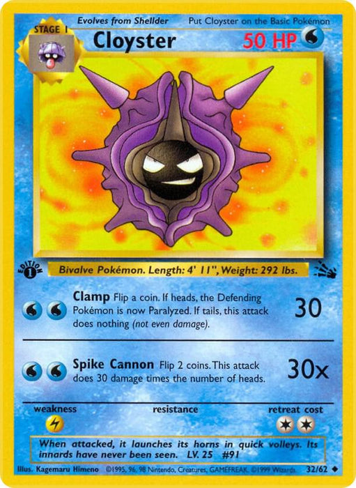 Cloyster (32/62) (FO) (Unlimited)