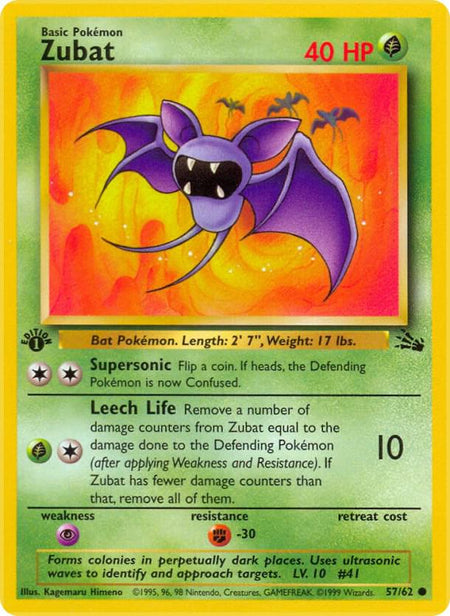 Zubat (57/62) (FO) (Unlimited)