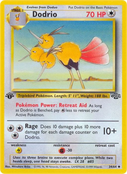 Dodrio (34/64) (JU) (Unlimited)