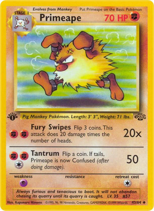 Primeape (43/64) (JU) (Unlimited)