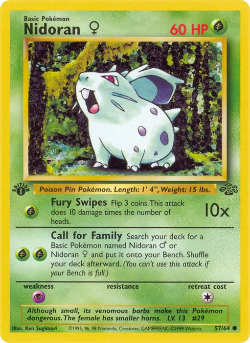 Nidoran F (57/64) (JU) (Unlimited)