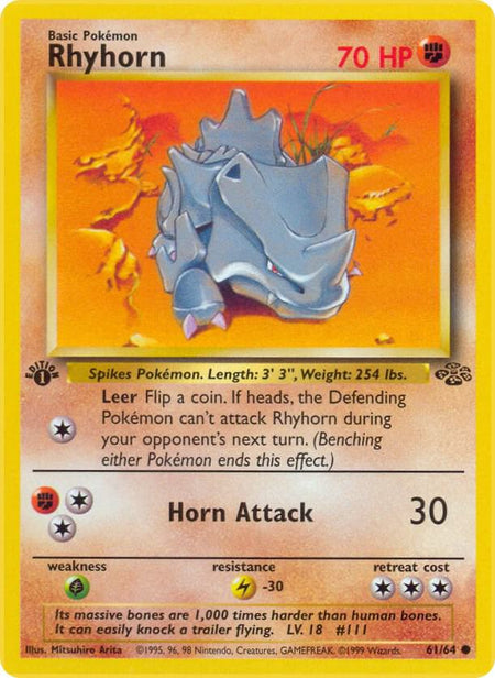 Rhyhorn (61/64) (JU) (Unlimited)
