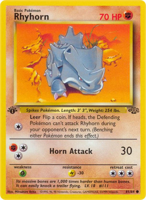 Rhyhorn (61/64) (JU) (Unlimited)