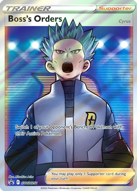 Boss's Orders (Full Art) (SWSH251) (SWSD)