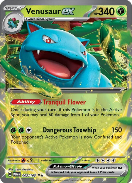 Venusaur ex (003/165) (MEW)