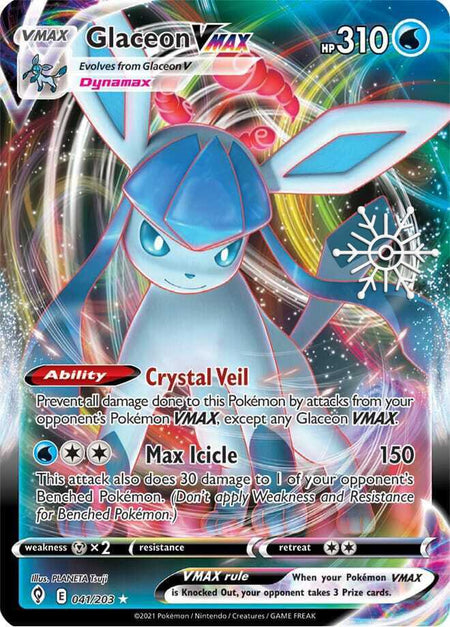 Glaceon VMAX (Holiday Calendar) (041/203) (MCAP)