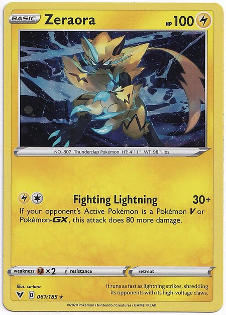 Zeraora (Cosmos Holo) (061/185) (MCAP) (Cosmos Holo)