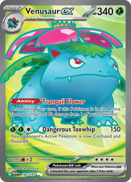 Venusaur ex (182/165) (MEW)