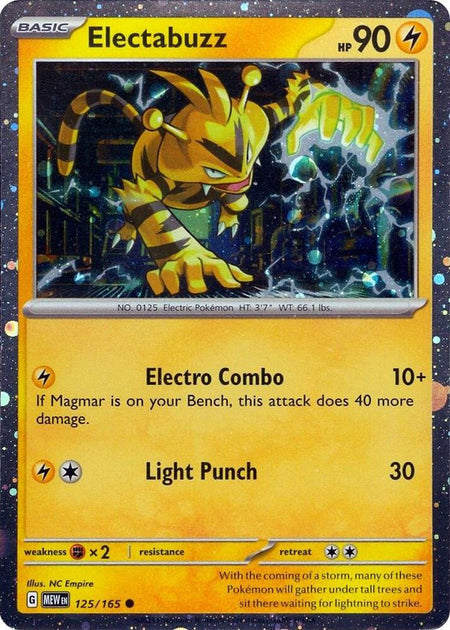Electabuzz 125/165 (Cosmos Holo)