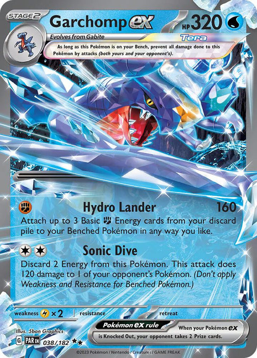 Garchomp ex (038/182) (PAR)