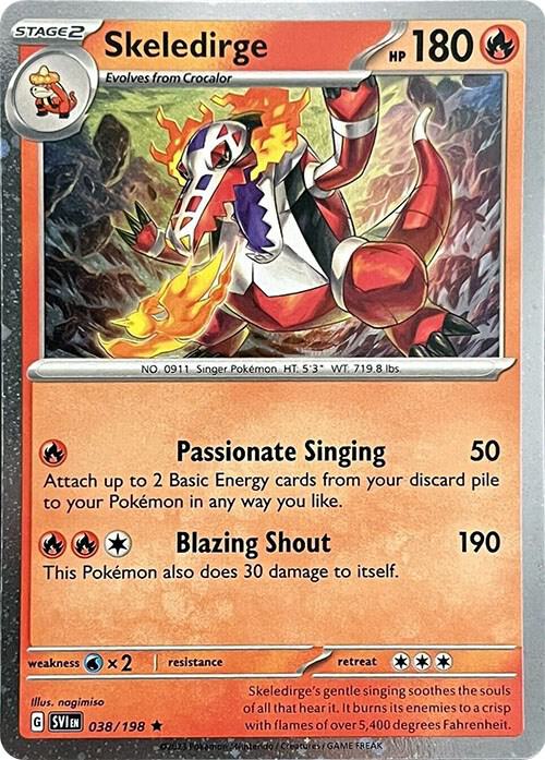 Skeledirge (Cosmos Holo) (038/198) (MCAP) (Cosmos Holo)