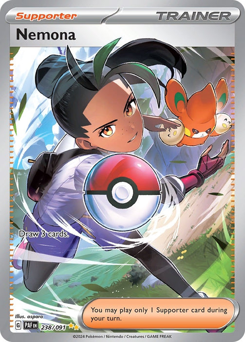 Image for Nemona (238/091) (PAF) - Pokemon