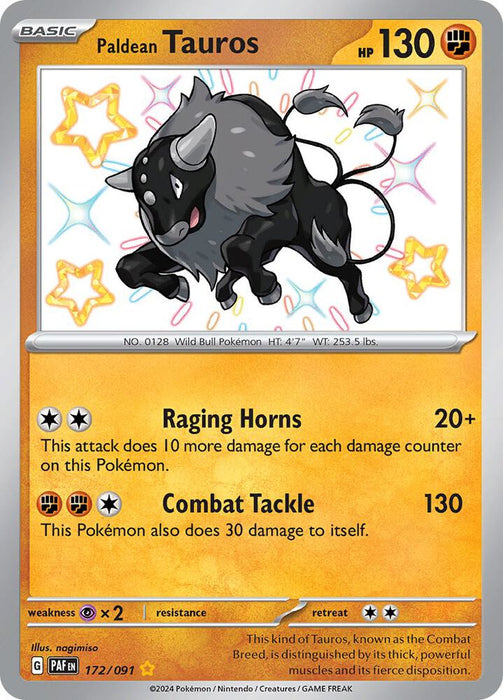 Paldean Tauros (172/091) (PAF)