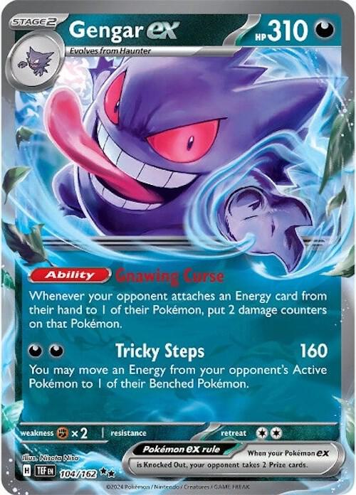 Gengar ex (104/162) (TEF)
