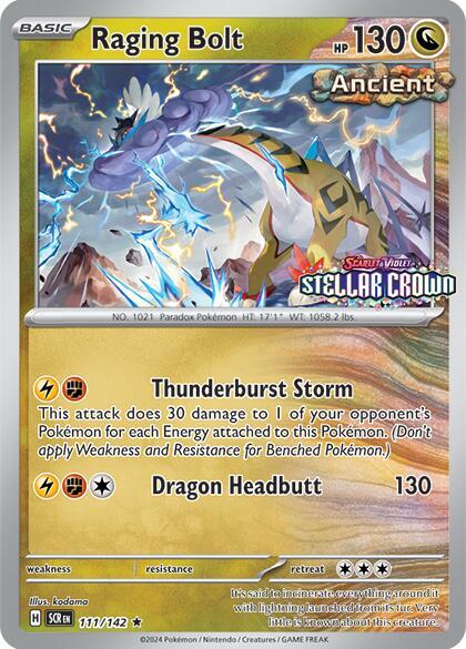 Raging Bolt (Cosmo Holo) (Best Buy) (111/142) (MCAP)