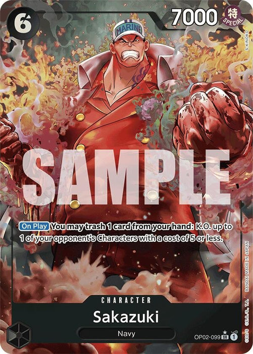 Sakazuki (Alternate Art) (OP02-099) (PRB-01)