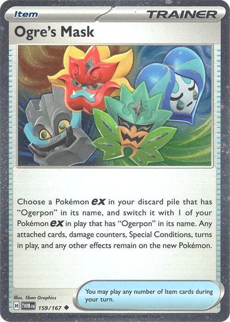 Ogre's Mask (Cosmos Holo) (159/167) (MCAP) (Cosmos Holo)