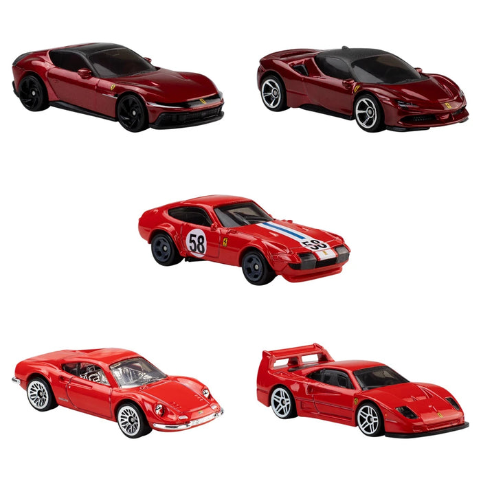 Hot Wheels: 5-pack Ferrari