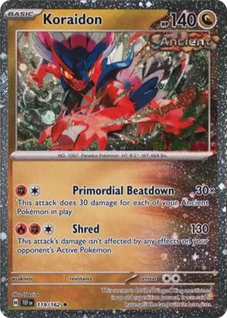 Koraidon (Cosmos Holo) (119/162) (MCAP) (Cosmos Holo)