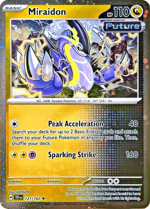 Miraidon (Cosmos Holo) (121/162) (MCAP) (Cosmos Holo)
