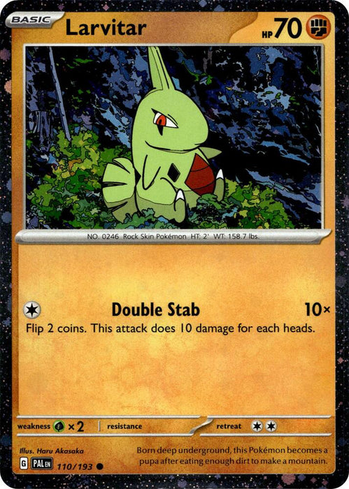 Larvitar (Cosmos Foil) (110/193) (MCAP)