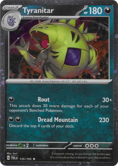 Tyranitar (Cosmos Foil) (135/193) (MCAP)