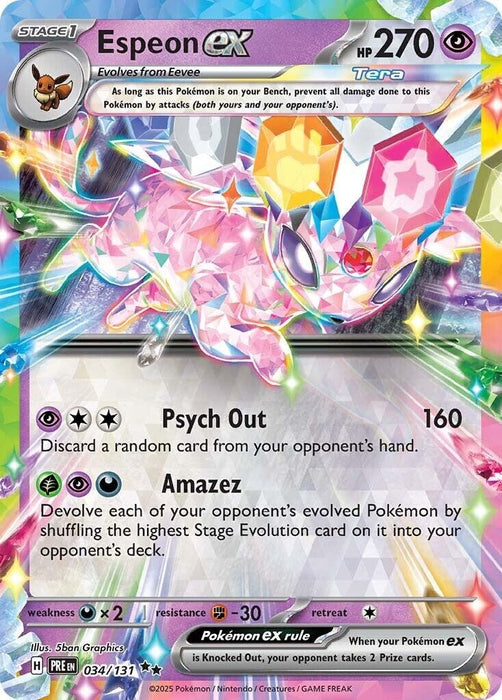 Espeon ex (034/131) (PRE)