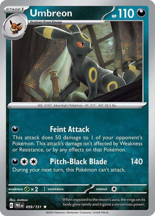 Umbreon (059/131) (PRE) (Reverse Holofoil)