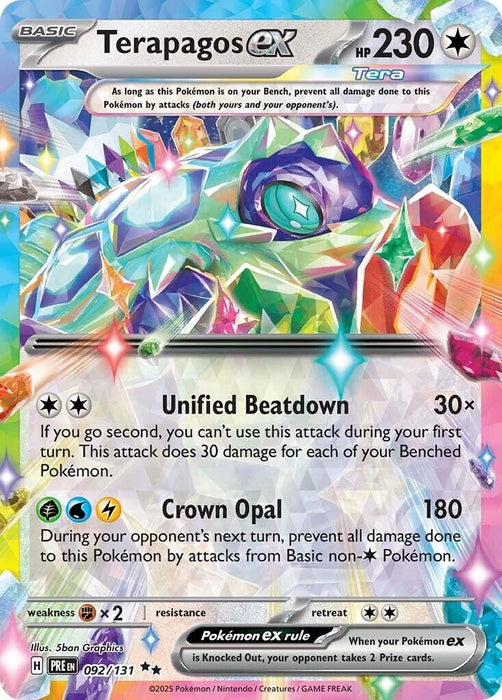 Image for Terapagos ex (092/131) (PRE) - Pokemon