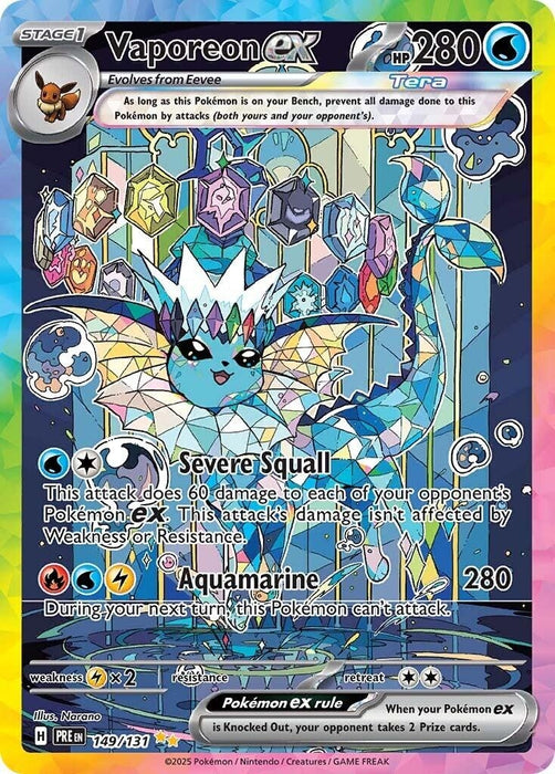 Vaporeon ex (149/131) (PRE)