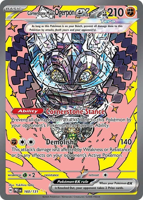 Cornerstone Mask Ogerpon ex (160/131) (PRE)