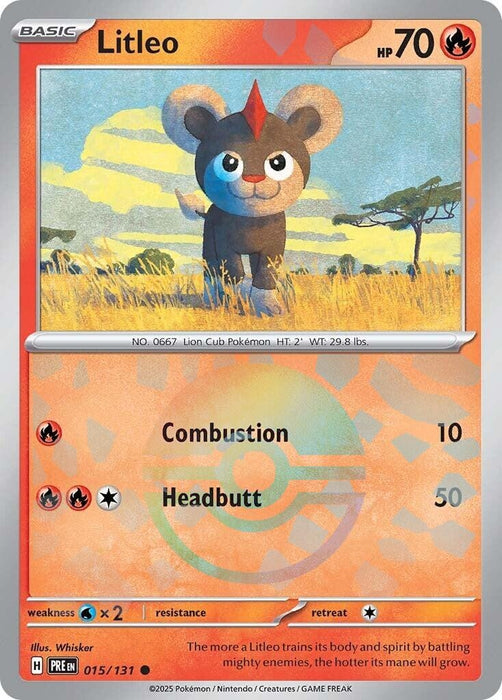 Litleo (Poke Ball Pattern) (015/131) (PRE)
